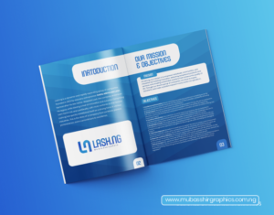 Lash company profile design - Mubasshir Graphics - Graphic and Web Design Studio in Gombe, Nigeria