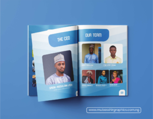 Lash company profile design - Mubasshir Graphics - Graphic and Web Design Studio in Gombe, Nigeria